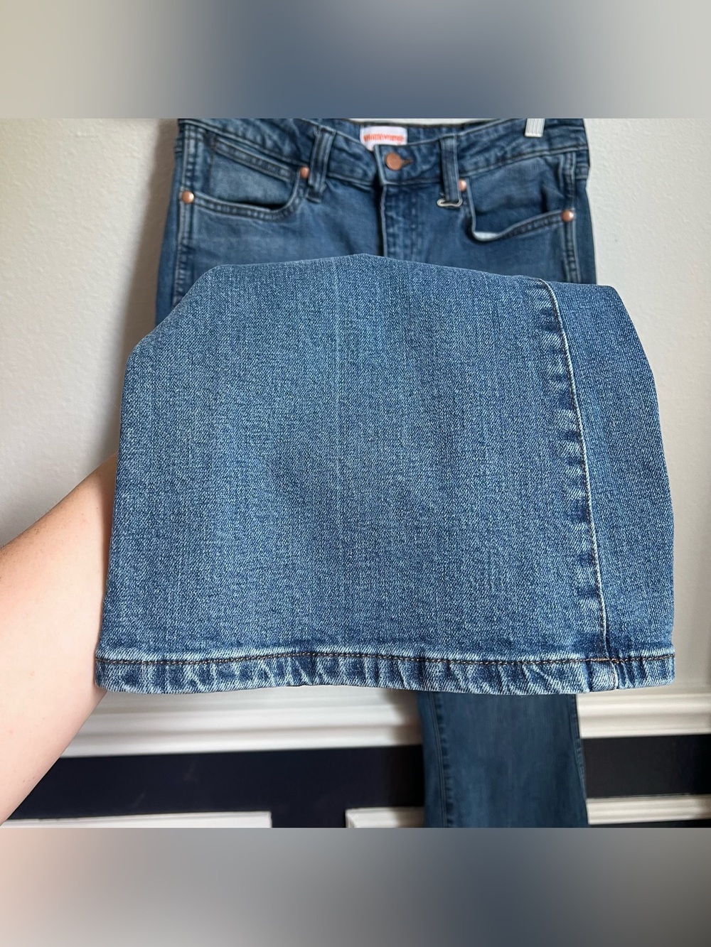 Wrangler x Whataburger Collab Limited Edition Blue Jeans Flare Style - Picture 6 of 14
